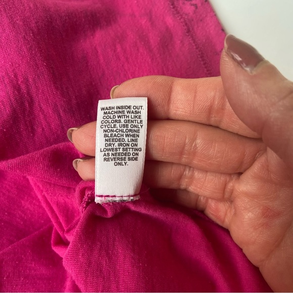 CATO | Tops | CATO Pink Graphic Scoop-neck Tee Shirt Size M Ladies - Picture 7 of 11